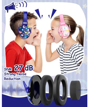 High-Quality Noise Protection Headphones for Kids | Dr. Meter Mini Ear Protection for Sports Events & Everyday Use - Blue - Buy Online on GoSupps.com