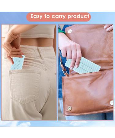 Wllhyf Tooth Flap Case - Automatic Refillable Travel Toothpick & Dental Floss Storage Box for Men & Women (White Blue Pink) - Perfect for On-the-Go Oral Care - Buy Online on GoSupps.com