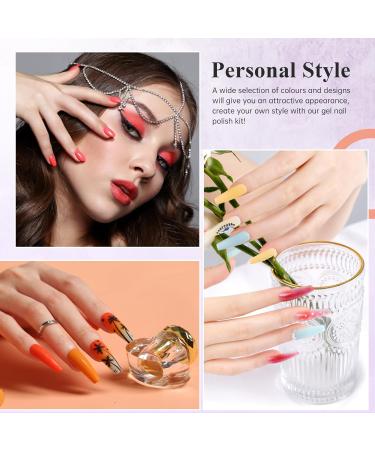 VANREESA Gel Nail Kit - 14 Colors Gel Polish Set with 36W Lamp & Manicure Tools - Nail Starter Kit Gift for Women - 30 Piece Red Blue Green Collection - Buy Online on GoSupps.com