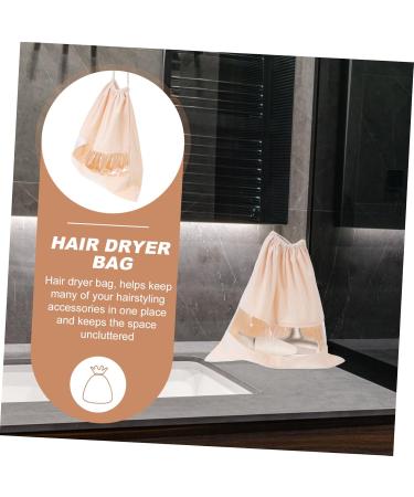 Baluue 5 Pcs Hair Dryer Storage Bag Hair Dryer Bag Gym Drawstring Bag Laundry Drawstring Bag Pvc Beige - Buy Online on GoSupps.com