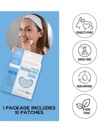 Acne Patches for Pimples & Blemishes Derma-Aid Facial Stickers for Clear Skin | Cordiform - Buy Online on GoSupps.com