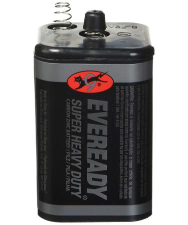 Eveready 6V Battery, Super Heavy Duty 6 Volt Battery, 1 Count