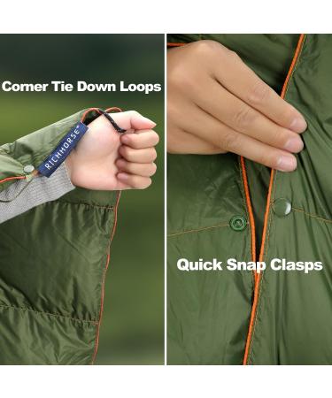RICHHORSE Down Camping Blanket - Lightweight  Packable Puffy Blanket for Camping  Travel & Hiking - Buy Online on GoSupps.com