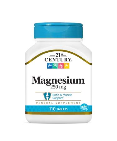 21st Century Magnesium 250 mg 110 Tablets