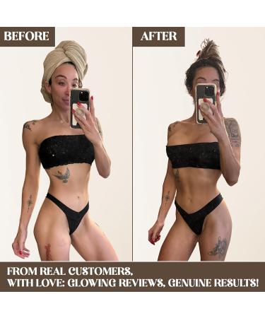 Buy 100% Natural Self Tanning Mousse - Fast Drying Golden Tan for Body & Face | Bombshell Fragrance - Buy Online on GoSupps.com