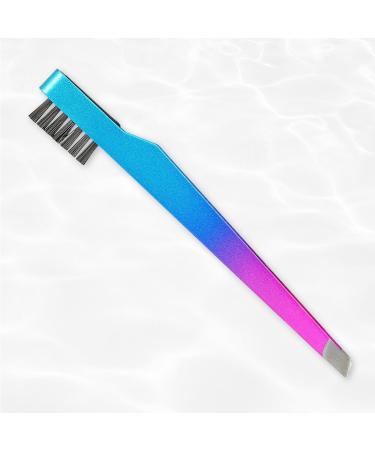 VOCOSTE Portable 2 In1 Eyebrow Shaping Tool Blue Gradient Rose Red - Buy Online on GoSupps.com
