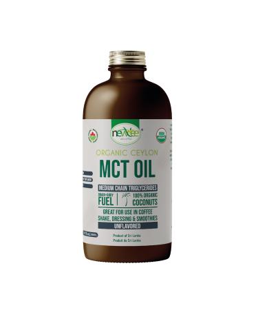 Newtree Organic Ceylon MCT Oil - Medium Chain Triglycerides Certified Non-GMO | Great for use in Coffee Shake Dressing & Smoothies