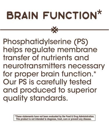 Nature's Way Phosphatidylserine 100 mg - 60 Softgels for Brain Health - Buy Online on GoSupps.com