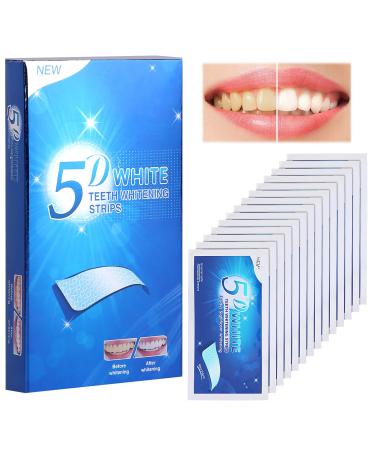 VMUTGA Teeth Whitening, 14 Pairs White Teeth Whitening Strips 28 Teeth Whitening Strips, Teeth Whitening Strips Effective Removal of Tooth Stains