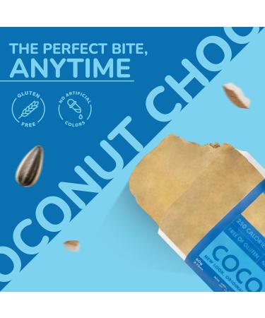 Rawmantic Coconut Energy Bar (12 Mini Bars x 60g) Organic Coconut Chips & Plant Based Protein with Puffed Quinoa, Sorghum, Millet & Buckwheat - No Artificial Flavors, Plant-Based, Non-GMO & Kosher - Buy Online on GoSupps.com