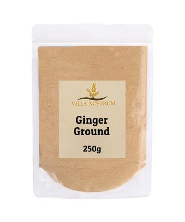 Ginger Powder 250g by Villa Nostrum - Ginger Ground Pure and Aromatic Spice Cooking Baking Raw Vegan