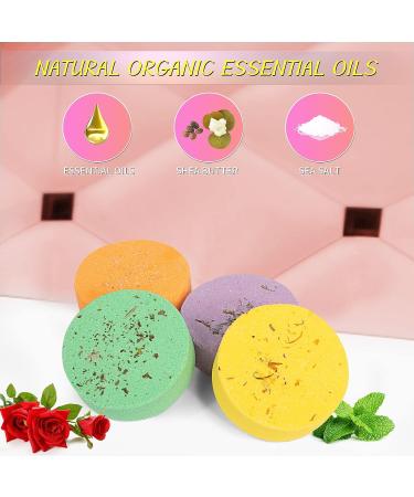Vanten Shower Steamers 8PCS with Essential Oils for Stress Relief - Aromatherapy for Home Spa - Self Care & Relaxation Gifts for Women - Buy Online on GoSupps.com
