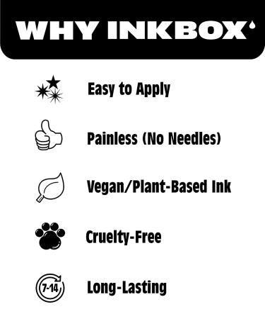 Inkbox Semi-Permanent Tattoo - Serepentina Design 6 x 3 in - Water-Resistant & Long Lasting - Lasts 1-2 Weeks - Buy Online on GoSupps.com