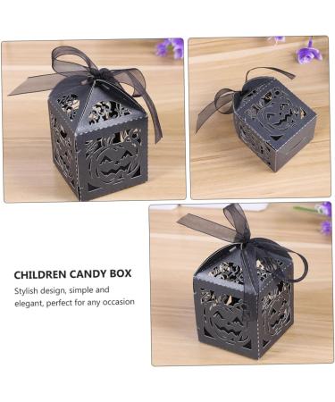 Mobestech 150 Pcs Halloween Hollow Candy Box Black Spider Treat Boxes Halloween Party Treat Boxes Party Boxes for Kids Halloween Goodie Bags Black Candy Boxes Hollow Out Ribbon Child Pumpkin - Buy Online on GoSupps.com