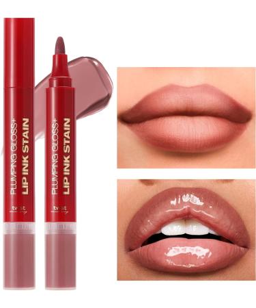 Lip Oil and Lip Liner Set Combination of Moisturizing Lip Oils and Lip Liner Pencil SetsMoisturizing and Nourishing Beauty Makeup for Women and Girls 3 - Buy Online on GoSupps.com