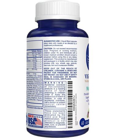 VIGOR ANGEL Multivitamin 60 Liquid Capsules - Buy Online on GoSupps.com