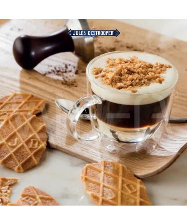  Vandeca Jules Destrooper Natural Butter Waffles in a gift box with the inscription "Happy Holidays!" - Belgian butter biscuits - 100g - Buy Online on GoSupps.com