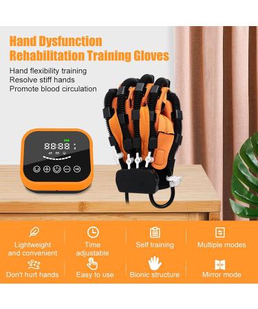 Rehabilitation Robot Gloves Hemiplegia Stroke Rehab Physical Therapy Equipment Arthritis Hand Finger Straightening Brace Guard Protector Hand Function Recovery Left Hand+Right Hand XL - Buy Online on GoSupps.com