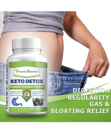 Power By Naturals Keto Detox Pills for Ketogenic Diet - Weight Loss & Bloating Relief - 60 Pills - Buy Online on GoSupps.com