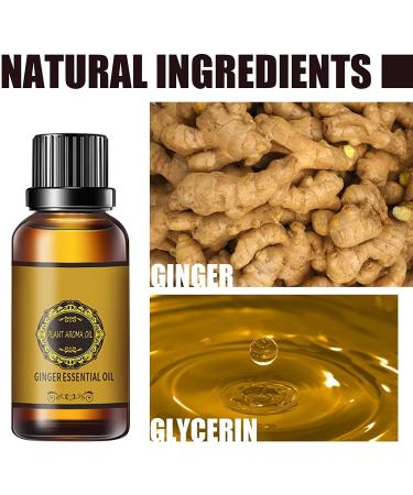 3PCS Natural Belly Drainage Ginger Oil for Relaxing Essential Massage - Buy Online on GoSupps.com