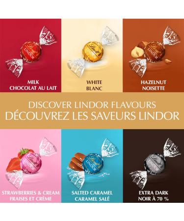 Lindt LINDOR Assorted Milk and Dark Chocolate Truffles Gift Box 156-Gram Box Chocolate Gift Box Perfect for Gifting - Buy Online on GoSupps.com