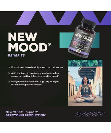 Onnit New Mood - Relaxation Supplement 30 Capsules for Mood Support - Buy Online on GoSupps.com