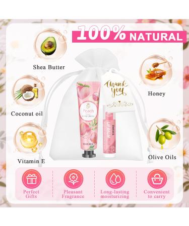 120PCS Bulk Gifts For Women Lip Balm Bulk and Hand Cream Gift Set with Organza Bags Thank You Cards Party Favors For Bridal Wedding Baby Shower Christmas Gift Stocking Stuffers - Buy Online on GoSupps.com