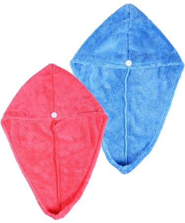 FOMIYES 2pcs Large Shower Cap Hair Shower Cap Hair Drying Turban Hair Drying Wrap Hair Dry Wrap Hair Dry Turban Hair Dye Towel M As Shown - Buy Online on GoSupps.com