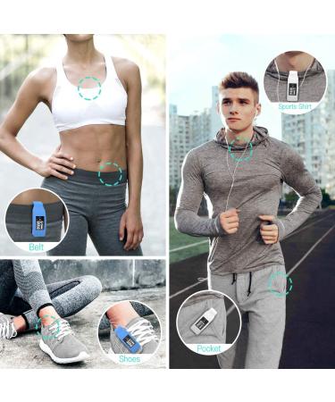 MoKo 2-Pack Soft Silicone Clip Holder for Fitbit Inspire/Inspire HR - Sky Blue & White - Buy Online on GoSupps.com