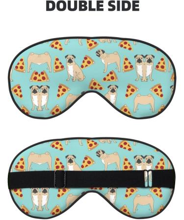 Pizza Party Sleep Mask - Adjustable Soft & Breathable Blindfold for Deep Sleep Travel & Meditation - Perfect for Relaxation - Buy Online on GoSupps.com