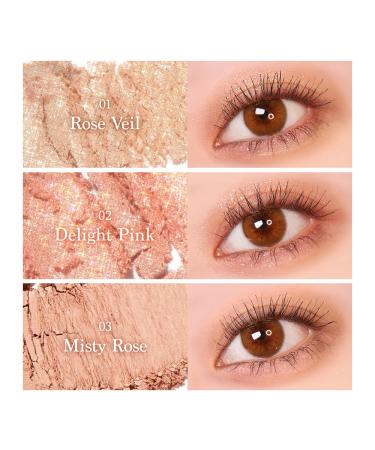 Dasique Shadow Palette 02 - Rose Petal: 9 Blendable Shades, Cruelty-Free, Smooth Matte and Shimmer Finishes - Buy Online on GoSupps.com