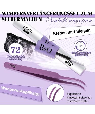 Eyelash Extensions Set C01 - 120pcs B&C DIY Lash Extensions Adhesive Remover & Applicators for Beginners - Buy Online on GoSupps.com