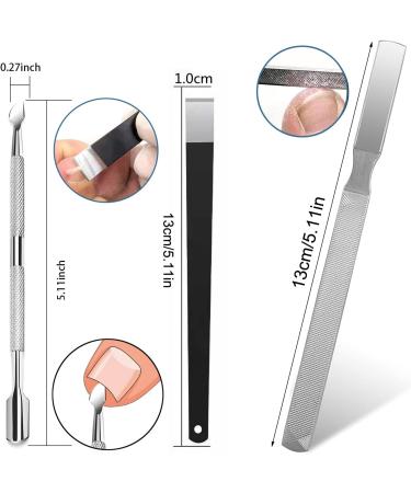 Professional Toenail Nail Clippers Super Sharp Nail Clippers for Thick & Ingrown Strong Toenails Stainless Steel Pedicure Foot Care Nail Clippers Set of 9 Nail Scissors with Nail File - Buy Online on GoSupps.com