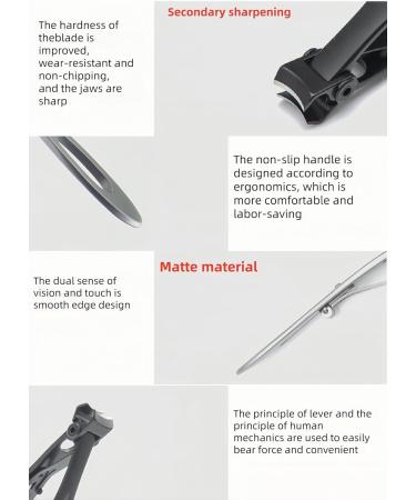 Clipmaster-Pro Sherums Clipmaster-Pro Sherums Nail Clipper for Seniors Large Angled Head Toenail Clippers with Wide Opening Ergonomic Angled Head Senior Toenail Clipper (Silver) - Buy Online on GoSupps.com