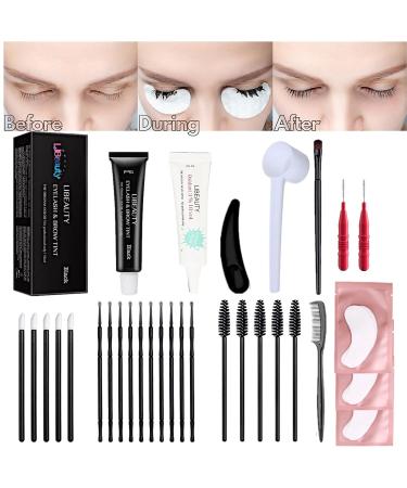Libeauty Lash Lift & Color Kit | Eyebrow Lamination for Home DIY & Salon | Enhance Black Curling & Thickness for Stunning Eyes - Buy Online on GoSupps.com