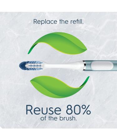 Oral-B Clic Manual Toothbrush (Aqua) with 2 Replaceable Brush Heads - Magnetic Brush Mount - Buy Online on GoSupps.com