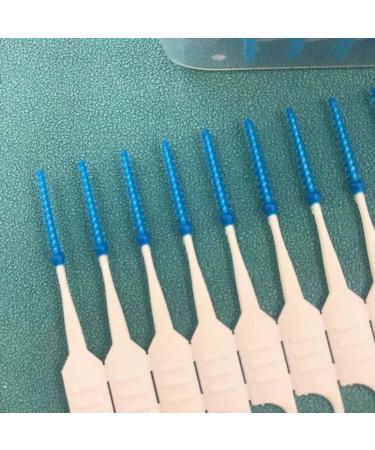 KGDUYC 100-Piece Soft Silicone Interdental Brush Set - Dual-House Dental Floss Sticks for Effective Tooth Cleaning - Buy Online on GoSupps.com