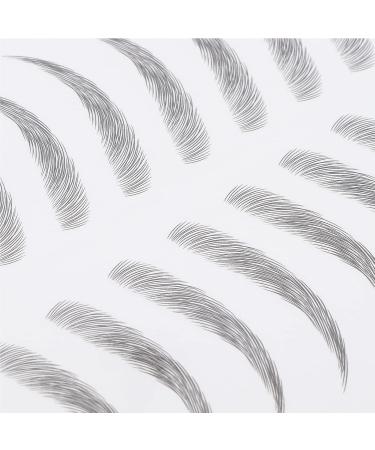 6D Waterproof Eyebrow Stickers - Professional Eyebrow Makeup Tool for Women & Girls - Long-lasting Black Transfer Stickers (BLACK-09 - Buy Online on GoSupps.com