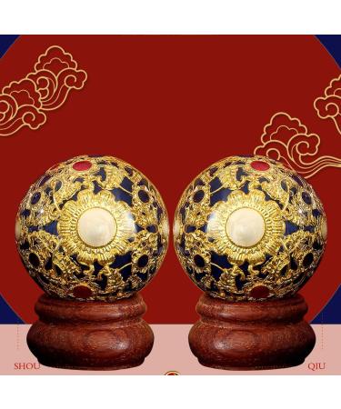 UNbit Baoding Balls - Stress Relief & Massage | Colorful Chinese Exercise Balls for Relaxation - Buy Online on GoSupps.com
