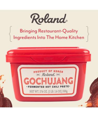 Roland Foods Gochujang 17.6 Oz - Authentic Korean Fermented Hot Chili Paste - Buy Online on GoSupps.com
