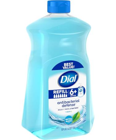 Dial Antibacterial Liquid Hand Soap Refill Spring Water 1.53L Blue - Buy Online on GoSupps.com