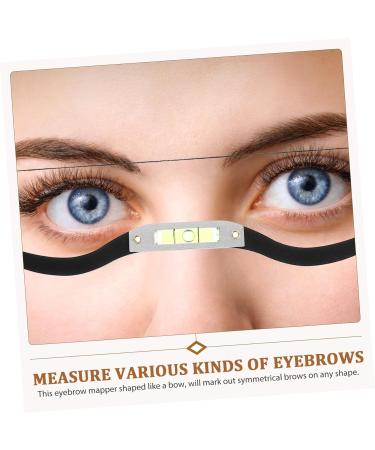 SOESFOUFU Eyebrow Shaping Template 1 set Bow Tool Line Microblading for Auxiliary Eyebrow Stencils Kit of Measuring Measure Ruler - Buy Online on GoSupps.com