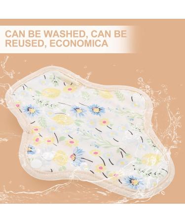 Gleavi Reusable Menstrual Pads - Charcoal Cloth & TPU Heavy-Duty Inserts | Eco-Friendly Cotton - 25x15cm - Buy Online on GoSupps.com