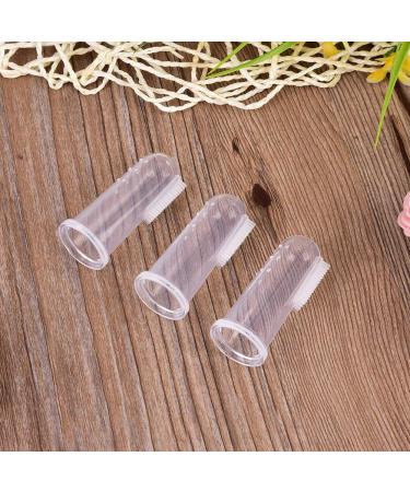 Baby Finger Toothbrush & Tongue Brush - Silicone Baby Toothbrush Set with Case for Oral Care - Buy Online on GoSupps.com