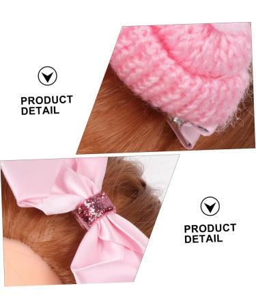 FRCOLOR 2 Sets Headgear Tiara Hair Pin Hair Clip Hair Barrettes Babies Hair Rope Lovely Hair Rope Delicate Hair Decors Delicate Hair Accessories Cloth Pink Girl South Korea Crown - Buy Online on GoSupps.com