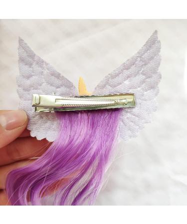 Unicorn Wig Hair Needle & Color Gradient Hairpin | DIY Unicorn Jewelry & Gift for Kids | Perfect for Birthday Parties - Buy Online on GoSupps.com