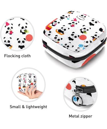 Pandas Sanitary Napkin Storage Bag Feminine Menstrual Cup Pouches Nursing Pad Holder Tampon Bags Portable Period Bag for Women Teen Girls 1Pcs Multi-colored 13 - Buy Online on GoSupps.com