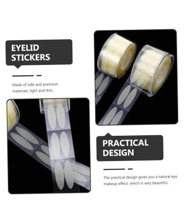 SKISUNO 4 Rolls Double Eyelid Stickers Heart Decor Eyelid Lifter Strip Invisible Eyelid Invisible Instant Eye Lift Strips Eyelid Tape Eyelid Lift Stickers Natural Round Woman Auxiliary Pvc - Buy Online on GoSupps.com
