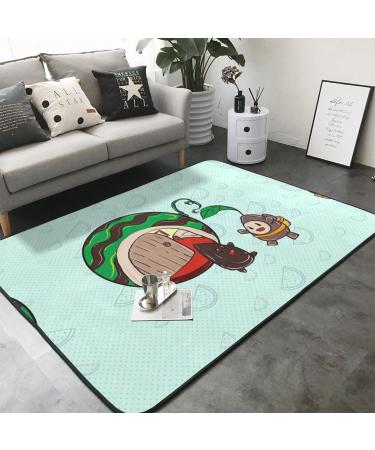 Yyhhaofa Sunflower Seeds Watermelon Seeds Oversized Carpet 80 X 58 Inch Rug Soft to The Touch with Fine Nap Wear - Buy Online on GoSupps.com