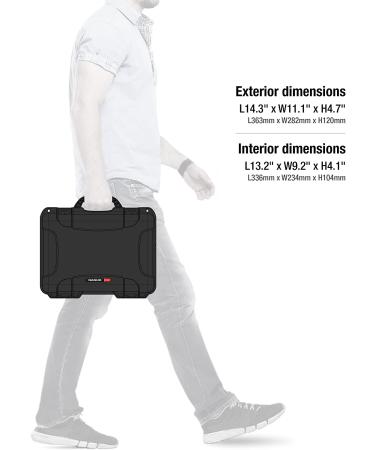 Nanuk 910 Waterproof Hard Case with Customizable Foam Insert - Black | Protective Storage Case - Buy Online on GoSupps.com
